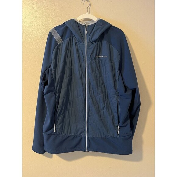 La Sportiva Jacket Coat Kopak Hoody M Mens Blue Full Zip Gorpcore Outdoor Climb - Picture 9 of 12